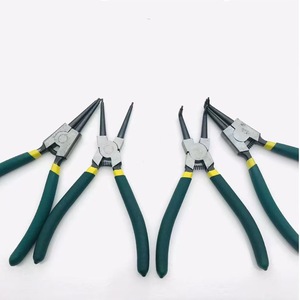Lot de pinces à circlips en acier au carbone de 7 pouces, double usage (pointes courbées/droites), à ressort, pour la vente en gros transfrontalière - Product Image 3