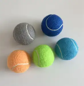 Customized 2.5" High Bounce Tennis Ball Dog Toy Squeaky Tennis Balls For Dogs