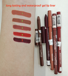 Lápiz Delineador de labios con logotipo personalizado, marca privada, resistente al agua, maquillaje, venta al por mayor - Product Image 2
