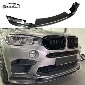 F85 X5M F86X6Mカーボンファイバー3DスタイルフロントリップフロントシャベルフロントバンパーリップBMW F85 X5 <span class=keywords><strong>M</strong></span> F86 X6 <span class=keywords><strong>M</strong></span> - Product Image 2