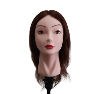 Grosir 100% kepala boneka latihan kepala maneken rambut manusia untuk peralatan Salon - Product Image 1