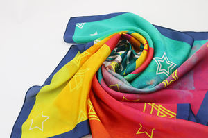 Bandana <span class=keywords><strong>Chiffon</strong></span> Lembut dan Bernapas, Koleksi Natal, Penutup Leher dan Kepala untuk Liburan di Luar Ruangan - Product Image 5