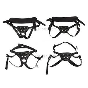ホットセールストラップンディルドハーネスパンツレザー調節可能なベルトストラップオンパンツ男性女性レズビアンゲイ - Product Image 1