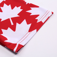 Tenues de football personnalisées pour enfants avec drapeau national et feuille d'érable, uniforme de football pour l'équipe canadienne, impression numérique sur le maillot