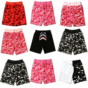 Shorts de camouflage double face de haute qualité BAPEES, shorts de basket-ball pour hommes, respirants, en coton, pour le sport - Product Image 1