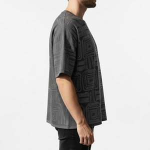 เสื้อยืดดีไซน์พลอยเทียมทรงบ็อกซี่ฟิตของคุณเองมีขนาดสีและโลโก้ตามสั่ง - Product Image 3