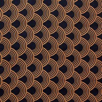 Tissu artisanal Ankara en polyester 100% durable 105GSM à motif à pois et à rayures pour vêtements