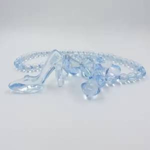 सिंड्रेला ड्रेस आकर्षण लड़कियों के गहने बच्चों का ताज और जादू की वेनिट ब्रेसलेट ईयररिंग्स जन्मदिन के लिए पंखों की पोशाक - Product Image 2