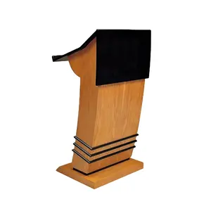 Mobilier universitaire chaire d'église en bois podium des enseignants pupitre d'église