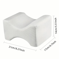 Support dorsal pour les dormeurs latéraux, oreiller en mousse à mémoire de forme pour les genoux, pour la sciatique orthopédique, l'alignement des jambes, des hanches et de la colonne vertébrale, oreillers de grossesse pour le corps