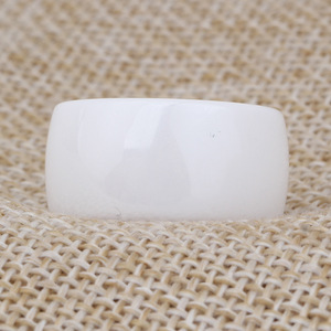 Blue Ceramic <b>Ring</b> 11Mm Round Geometric Unisex Fashion Jewelry Gift - Product Image 2