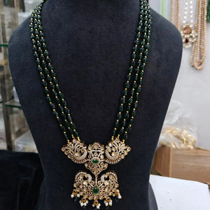 Top fabricant indien 100% perles de pierre gemme naturelle chaîne 10mm multicolore perles de jade collier inspiré bijoux de mode - Product Image 1