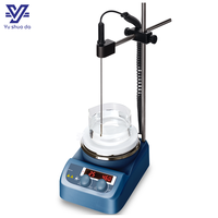 Agitateur numérique en céramique de laboratoire 3L 1500 tr/min, agitateur magnétique en céramique avec plaque chauffante numérique en céramique