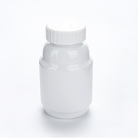 Flacon en plastique PET de qualité alimentaire de 250 ml, vide, pour pilules, vitamines, compléments alimentaires, comprimés, médicaments, avec bouchon de sécurité enfant.