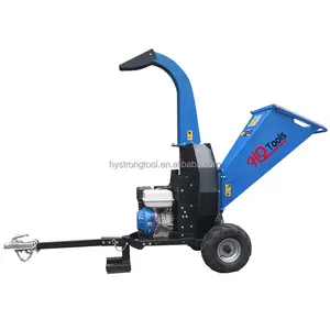 HYstrong HY150SH-GS utilisation jardin de ferme 15HP moteur à essence déchiqueteuse de bois déchiqueteuse Machine