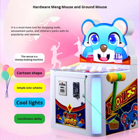 Machine de jeu d'arcade à monnayeur pour enfants, jeu de frappe au marteau et de récompense, jeu de frappe au marteau et de récompense avec grenouille