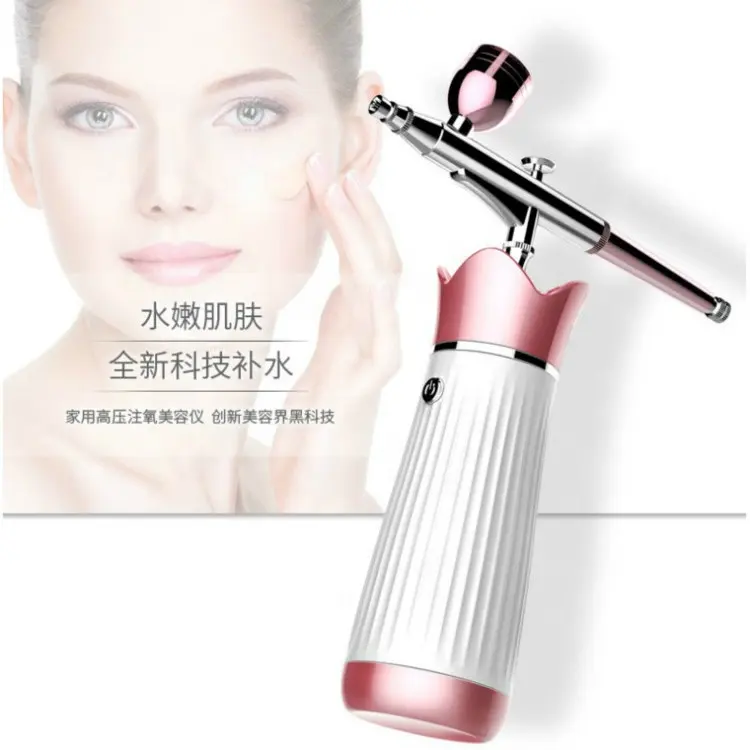 Handheld Water Zuurstof Jet Spuitpistool/Facial Water Zuurstof Jet Peel Machine Ce Goedkeuring