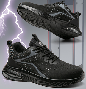 <span class=keywords><strong>Scarpe</strong></span> <span class=keywords><strong>Antinfortunistiche</strong></span> Leggere da Uomo con Assorbimento degli Urti e Protezione Anti-Schiacciamento, Colore Blu e Nero, in Tessuto Traspirante - Product Image 3