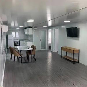 Maison conteneur extensible écologique de 20/40 pieds, design moderne, installation rapide, portable pour bureaux et centres commerciaux - Product Image 5