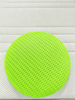 Coussin de siège circulaire en TPE respirant, amovible, lavable, anti-acariens pour chaise de bureau et maison