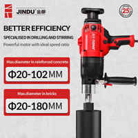 Jindu 6166 Climatiseur portable haute puissance perforé, utilisable avec un support, idéal pour les professionnels
