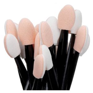 Disposable Double End Eyeshadow Sponge Applicator Travel Soft Mini <b>Eye</b> Makeup Brush - Product Image 3