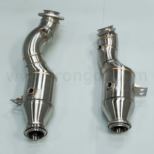 ท่อแคทดาวน์ไพพ์สำหรับรถเบนซ์ AMG C43 E43 E400 W205 M276 3.0T ผลิตจากสแตนเลส 304 สำหรับท่อไอเสียรถยนต์ - Product Image 3