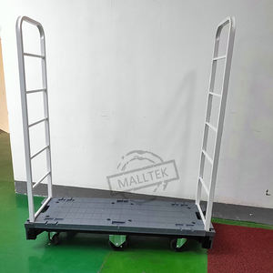 Zware Merchandiser 6 Wielen Japanse Logistieke <span class=keywords><strong>Trolley</strong></span> Supermarkt Transport Magazijn <span class=keywords><strong>Trolley</strong></span> - Product Image 3