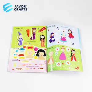 Libros de actividades de princesas para niñas, venta al por mayor