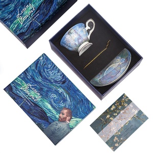 Exquisite and Elegant Style Coffee <b>Set</b> Ceramic <b>Tea</b> <b>Set</b> Afternoon <b>Tea</b> Bone China Cafe Cup and Saucer <b>Set</b> - Product Image 4
