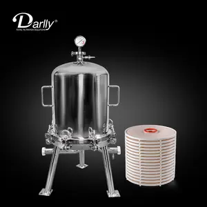 China Manufacturer Filter Housing Food Grade Oil Extract Lenticular Filter Housing 316L Precision Stainless Steel Depth Filter