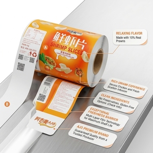 <span class=keywords><strong>Film</strong></span> laminé en rouleau personnalisé, écologique, résistant à l'humidité, <span class=keywords><strong>de</strong></span> qualité alimentaire OP+MPET+CP pour chocolat, gâteaux, chips <span class=keywords><strong>de</strong></span> pommes <span class=keywords><strong>de</strong></span> terre, biscuits - Product Image 1