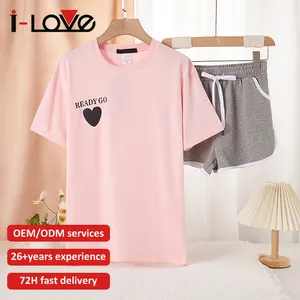 2024 Chất Lượng Cao Tim Đồ Họa T Áo Sơ Mi Của Phụ Nữ Dễ Thương Đồ Họa Cotton Cơ Bản Thisrt FOT Phụ Nữ Phụ Nữ Dễ Thương T-Shirt