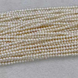 Toptan 2-3mm küçük tohum inci boncuk küçük doğal tatlı su incileri - Product Image 4