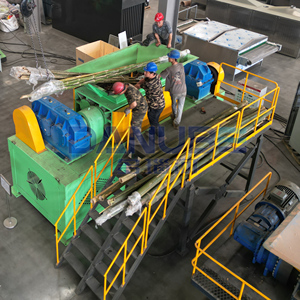Heavy-Duty Aluminum Waste Double Shaft Shredder Aircraft Aluminum Alloy <b>shredding</b> Machine - Product Image 2