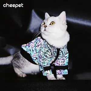 2023 tasarımcı pet giyim aksesuarları fermuar köpek giysileri lüks marka moda köpek ceket yansıtıcı kediler giysileri