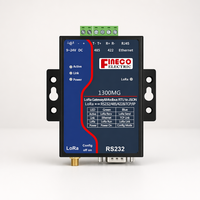 Passerelle LoRa industrielle 1300MG, émetteur-récepteur sans fil Modbus TCP/UDP RS485 RS232 Ethernet pour compteurs d'énergie intelligents ANSI et IEC