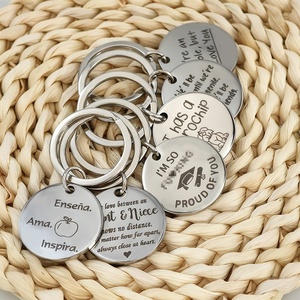 Porte-clés mignon de créateur, kit DIY japonais, alliage émaillé, motif fleur, anneaux de Noël, personnalisable par sublimation, cadeau utilitaire - Product Image 1