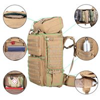 Grands sacs à dos tactiques de camping pour ordinateur portable sacs à dos de randonnée Molle pour le camping et la randonnée