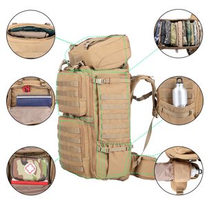 बड़े कैंपिंग सामरिक लैपटॉप बैकपैक्स मोलल हाइकिंग डेपैक्स - Product Image 3