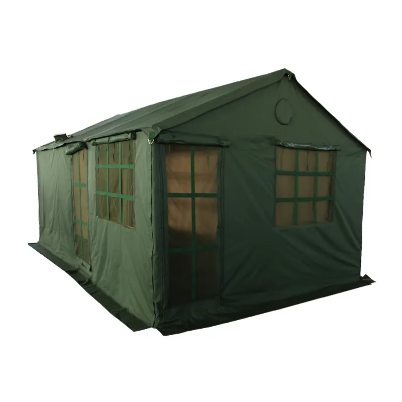 Tenda militare in tela impermeabile da 10 a 50 uomini QX factory