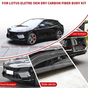 ชุดแต่งคาร์บอนไฟเบอร์แบบแห้งสไตล์ OEM สำหรับ Lotus Eletre ประกอบด้วยสเกิร์ตหน้า สเกิร์ตหลัง สเกิร์ตข้าง ฝากระโปรงหน้า ชุดแต่งรอบคัน - Product Image 4