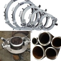 Machine de découpe et de chanfreinage de tuyaux montée OCE-660 OD, machine de chanfreinage de tuyaux à cadre divisé de 20 à 26 pouces