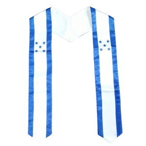 Commercio all'ingrosso di Stole di <span class=keywords><strong>laurea</strong></span> <span class=keywords><strong>in</strong></span> bianco personalizzate con Logo di sublimazione per adulti - Product Image 3