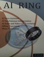 Maßgefertigter Edelstahl-KI-Ring Wasserdichter Smartring für Frauen und Männer Dialogübersetzungs-Smartring