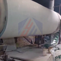 Machine de séchage automatique pour litière de chat en manioc, équipement de séchage de litière pour animaux de compagnie pour la réduction industrielle de l'humidité