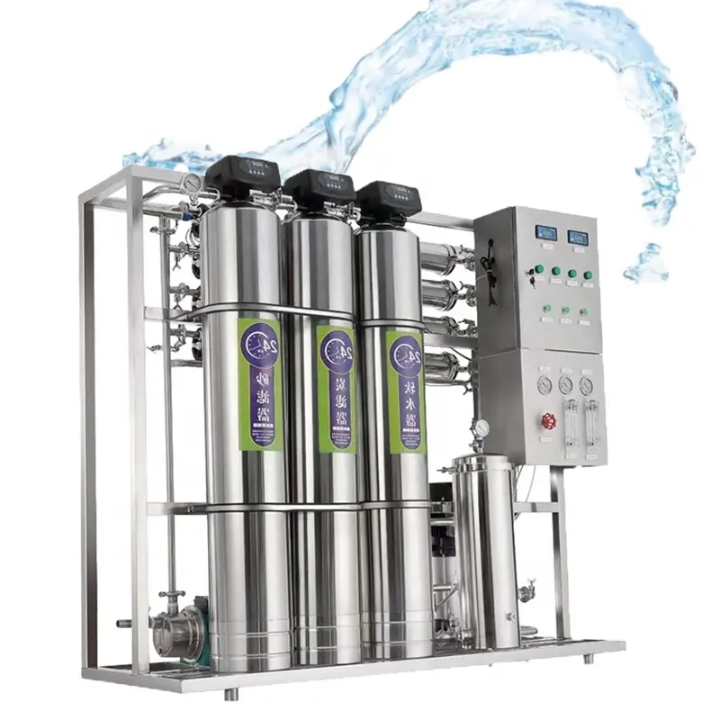 آلة تنقية المياه المالحة الصناعية 500Lph ، نظام تنقية المياه Ro ، سعر محطة معالجة المياه بئر للبيع