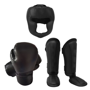 สนับแข้งมวยไทย NQ SPORTS พร้อมอุปกรณ์ป้องกันเท้าและเข่า สนับแข้งน้ำหนักเบาสำหรับเด็ก วัยรุ่น และผู้ใหญ่ - Product Image 1