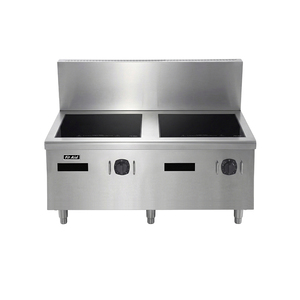 Équipement de cuisine de restaurant, cuiseur à soupe à <span class=keywords><strong>induction</strong></span> en acier inoxydable 304, à une ou deux têtes, avec plateau à huile amovible - Product Image 4