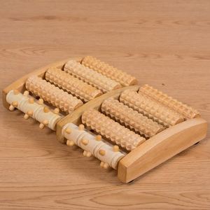 Wooden Therapy Tools Rolling Manual Natural Wood Blood <b>Circulation</b> <b>Foot</b> <b>Massager</b> Roller - Product Image 4